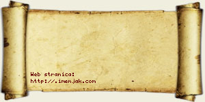 Isidora Miljojković vizit kartica